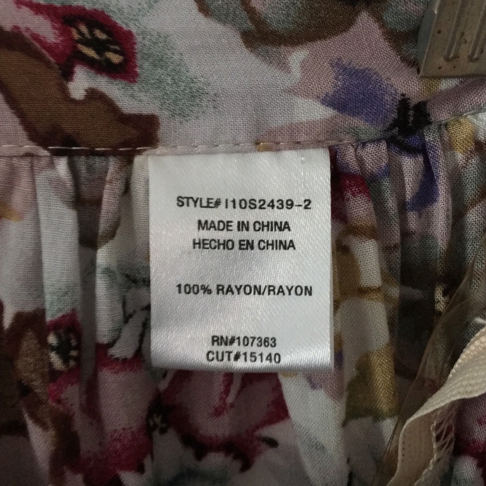 Solemio Floral Print Lace Trim Skirt - Picture 5 of 6